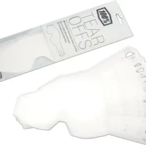 Top Pick 100% Racecraft-Accuri-Strata MX Standard Goggle Tear-Offs-Clear