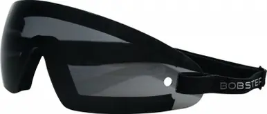 Bobster Sunglasses Wrap Around Black W /Smoke Lens - BW201 Crafted