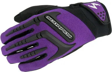 Scorpion EXO Women's Skrub Purple Gloves Markdown