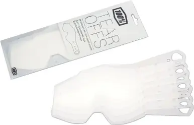 100% Racecraft-Accuri-Strata MX Laminated Goggle Tear-Offs-Laminated Flash Sale