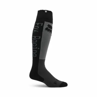 One Day Deal Fox Racing V25 180 Lean Gray Black Sock
