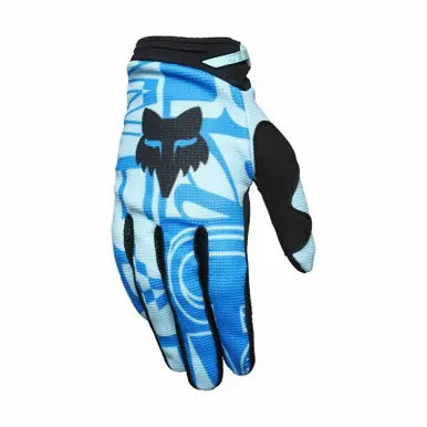 Top Pick Fox Racing V25 Womens 180 Race Spec Light Blue Gloves