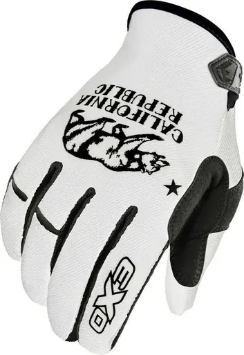 Direct From Factory Scorpion EXO Moto-Flex Golden State White Black Gloves