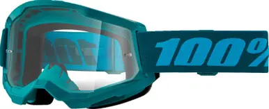100% Strata 2 Stone Clear Goggles Free Shipping
