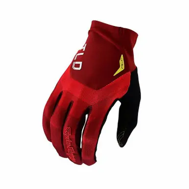 Troy Lee Designs Ace Reverb Race Red Gloves Cheap