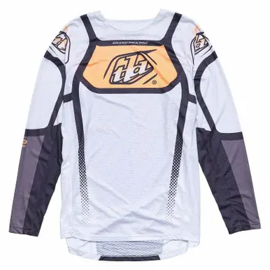 Limited Edition Troy Lee Designs GP Pro Air Bands Gray Neo Orange Jersey