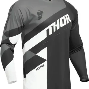 Viral Thor Sector Checker Black Gray Jersey