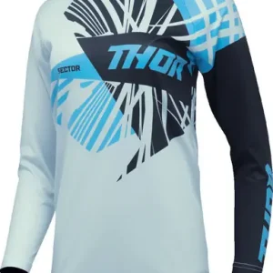 Thor Women's Sector Split Blue Black Jersey Certified