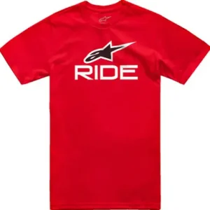 Alpinestars Ride 4.0 Red White Black T-Shirt Special Offer