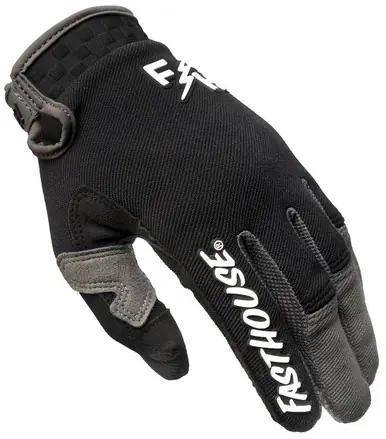Fasthouse Youth Speed Style Black Gray Gloves Affordable