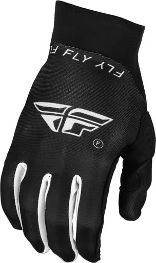 Fly Racing Pro Lite Black White Gloves Best Choice