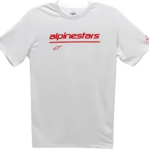 Alpinestars Tech Line Up Performance White T-Shirt Clearance
