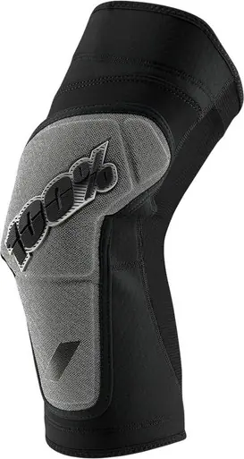 100% Ridecamp Knee Guards Black Gray Fast Shipping