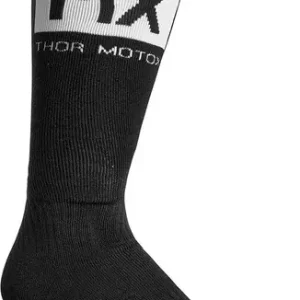 Trending Thor MX Solid Black White Youth Socks