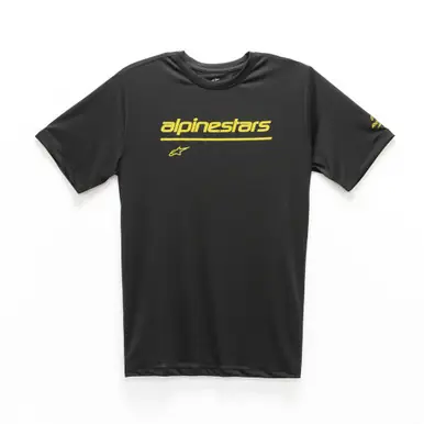 Alpinestars Tech Line Up Black Performace Tee Fresh Stock