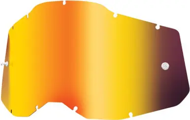 100% Accuri 2-Racecraft 2-Strata 2 Red Mirror Goggle Lens Best Choice