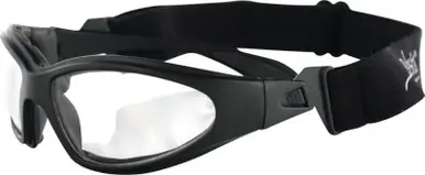 While Supplies Last Bobster Gxr Sunglasses Black W/Clear Lens - GXR001C