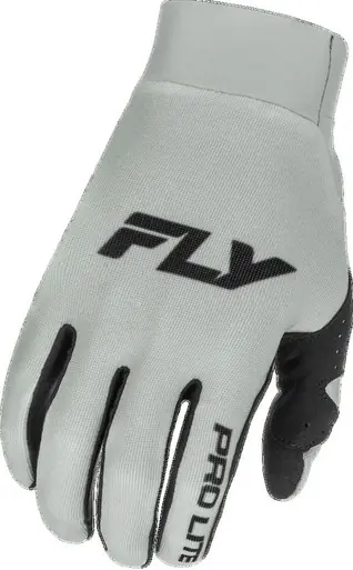 Fly Racing Pro Lite Grey Black Gloves Cheap