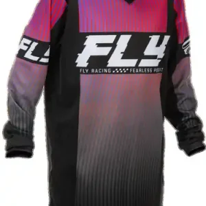 Authentic Fly Racing Youth F-16 Black Red Purple Jersey