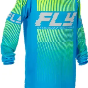 Weekend Sale Fly Racing Youth F-16 Blue Hi-Vis Jersey