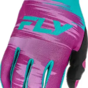 Affordable Fly Racing Women's Lite Pink Turquoise Gloves