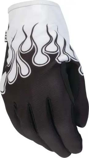 Special Discount Z1R Flame White Gloves
