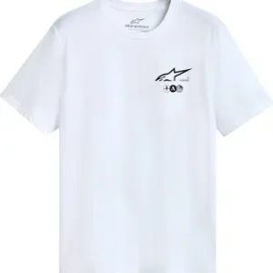 Alpinestars Asym CSF White T-Shirt Money Back Guarantee