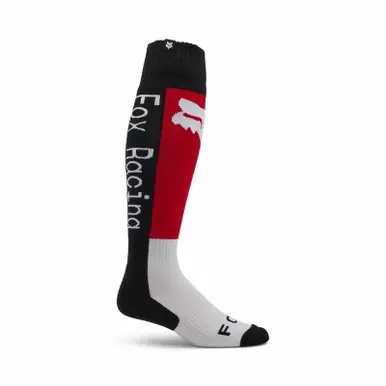 Professional Grade Fox Racing V25 180 Lean Red White Sock