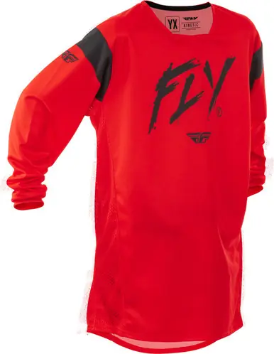 Fly Racing Youth Kinetic Stoke Red Black Jersey Secure Checkout