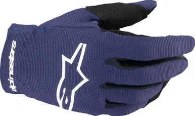 Alpinestars Youth Radar Night Navy White Gloves Reduced Price