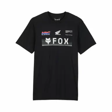 Fox Racing X Honda Prem SS Black T-Shirt Direct From Factory