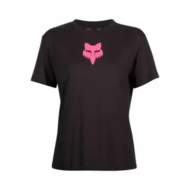 Fox Racing Womens Head SS Black Pink T-Shirt Money Back Guarantee