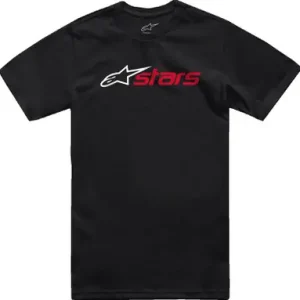 Alpinestars Blaze 2.0 Black White Red T-Shirt Seasonal Sale