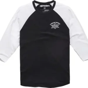 Alpinestars Booted Raglan Black White T-Shirt Limited Offer