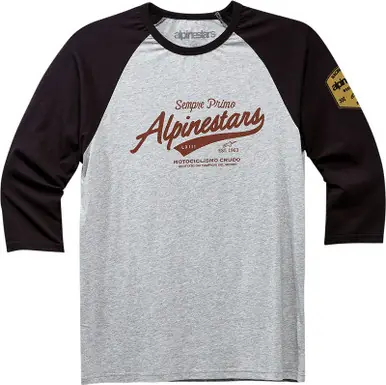 Alpinestars Script Black Heather Gray T-Shirt Deal