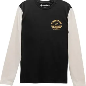Alpinestars Decades Long-Sleeve Black T-Shirt Holiday Sale