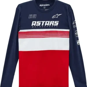 Alpinestars Turbo Long-Sleeve Navy Red T-Shirt Must Have