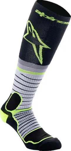 Alpinestars MX Pro Black Gray Yellow Socks Today Only