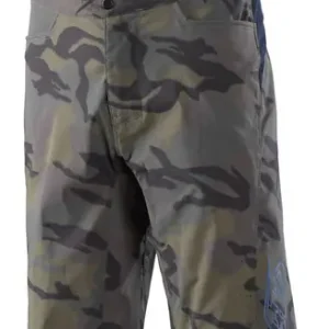 Troy Lee Designs Flowline Short Spray Camo Army No Minimum Order