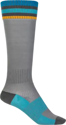 Today Only Fly Racing MX Grey Youth Thin Socks