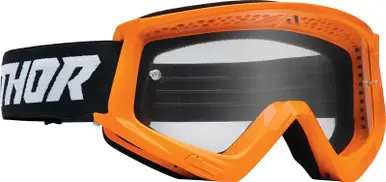 Thor Combat Flo Orange Black Racer Youth Goggles Authentic