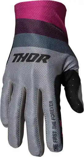 Thor Assist Gray Purple React Gloves Worldwide Shipping