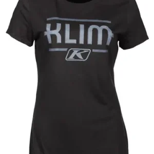 Viral Klim Kute Corp Black-Asphalt Womens Short Sleeve Tee
