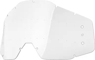 100% Speedlab Vision System Clear Goggle Lens with Holes Get Yours
