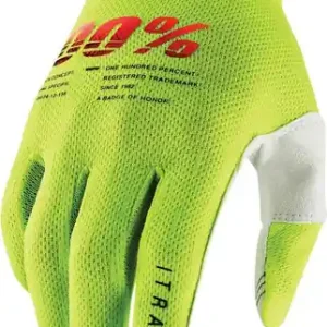 100% iTrack Fluo Yellow Gloves Weekend Sale