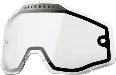 100% Accuri-Racecraft-Strata Clear Dual Lens Goggle-Vented Crafted