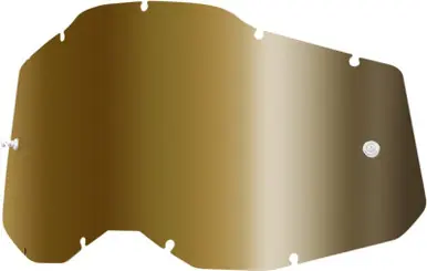 100% Accuri 2-Racecraft 2-Strata 2 True Gold Goggle Lens Bulk Order