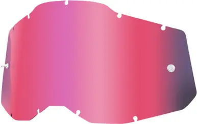 100% Accuri 2-Racecraft 2-Strata 2 Pink Goggle Lens Professional Grade