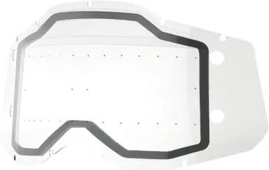 100% Accuri 2-Racecraft 2-Strata 2 Forecast Clear Dual Lens Goggle Reduced Price