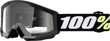 Worldwide Shipping 100% Strata Black Clear Lens Mini Goggles